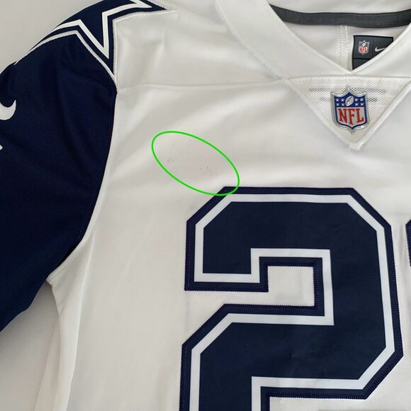 Nike Vapor Limited Ezekiel Elliot Dallas Cowboys NFL Jersey Men S Stitched White - Picture 9 of 15